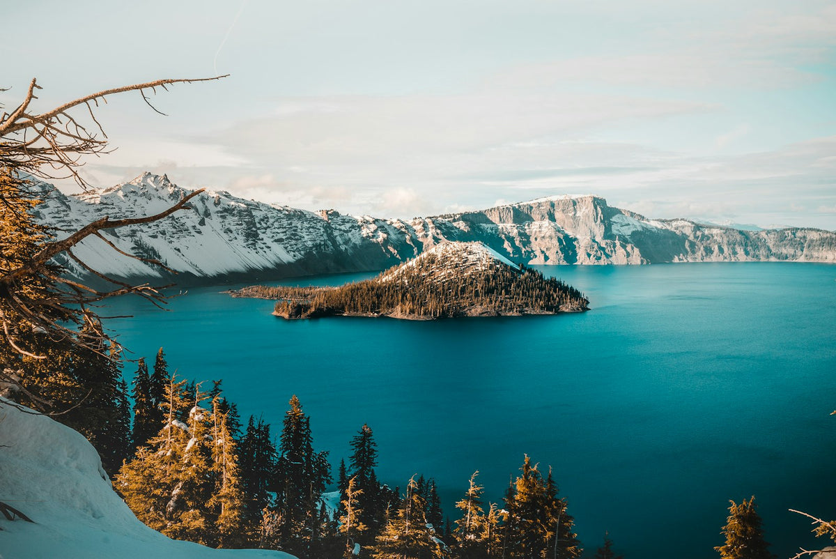 Lago del Cráter y la isla Wizard