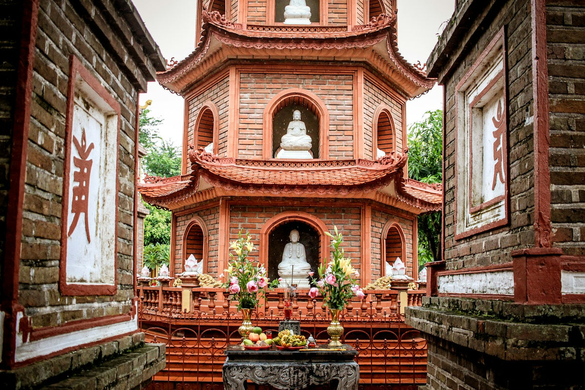 Pagoda tradicional en Hanói