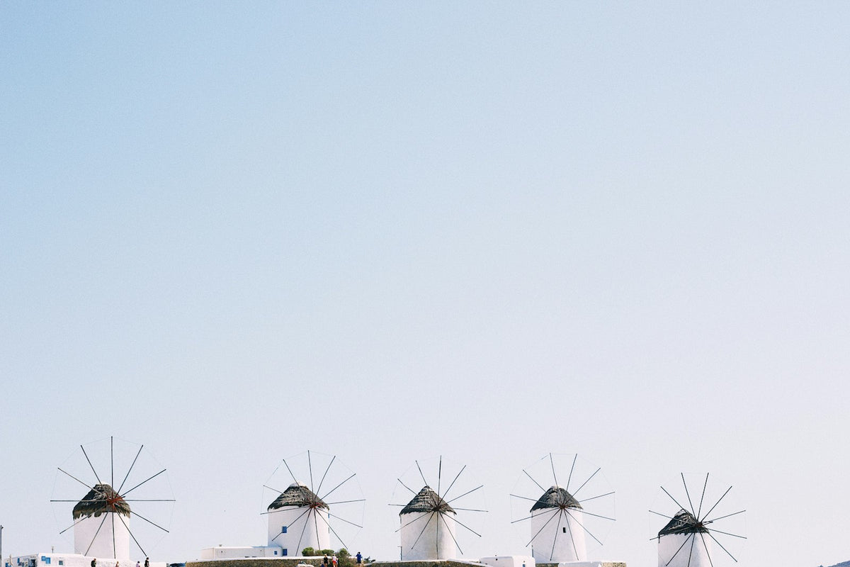 Molinos de viento de Mykonos