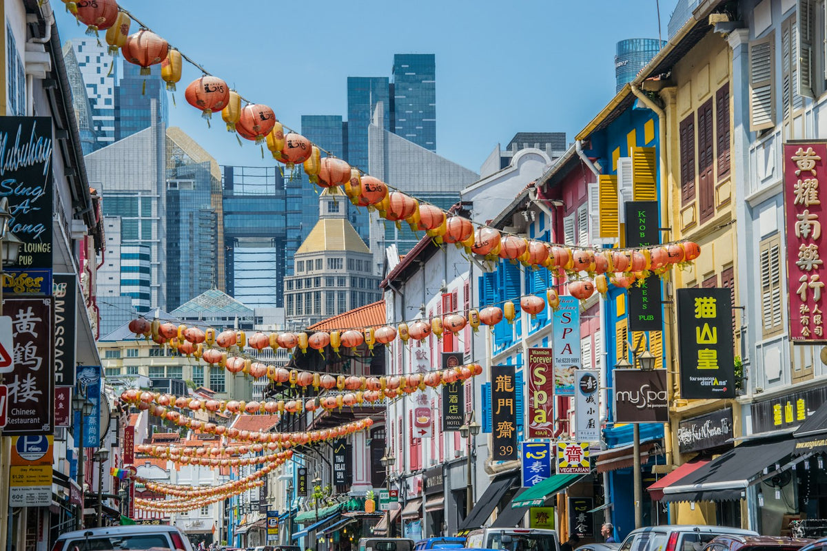 Chinatown entre rascacielos