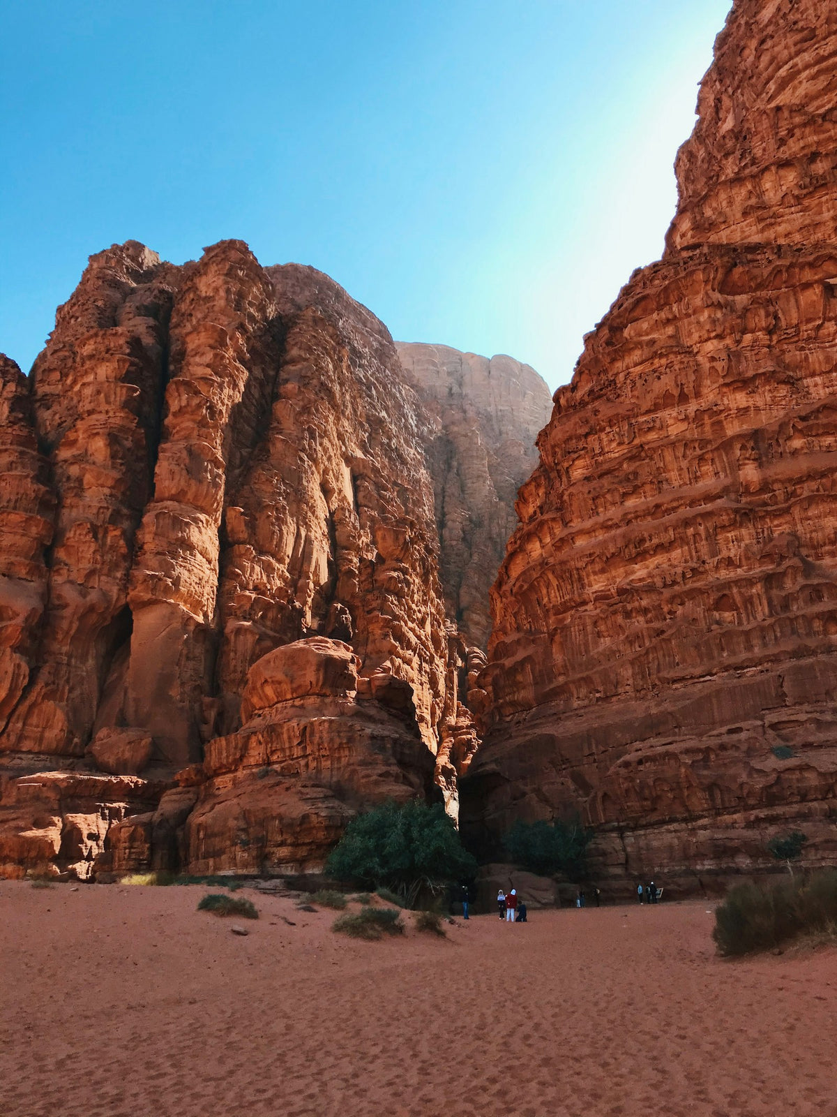 Montañas de arenisca de Wadi Rum