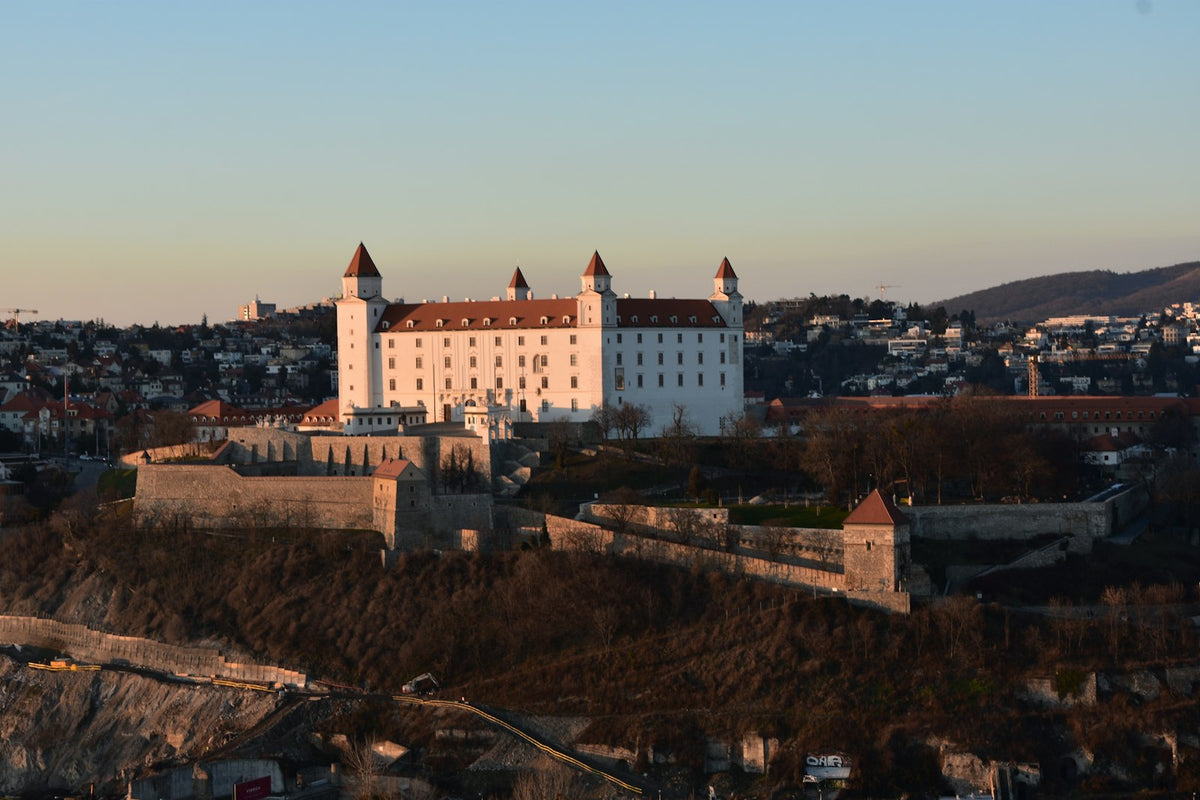 Castillo de Bratislava visto desde la torre UFO
