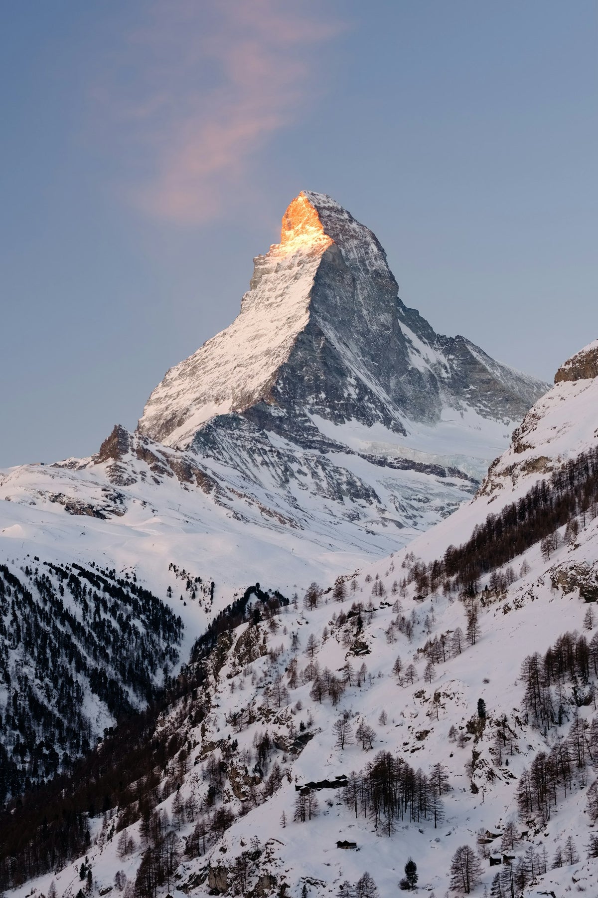 El Cervino nevado