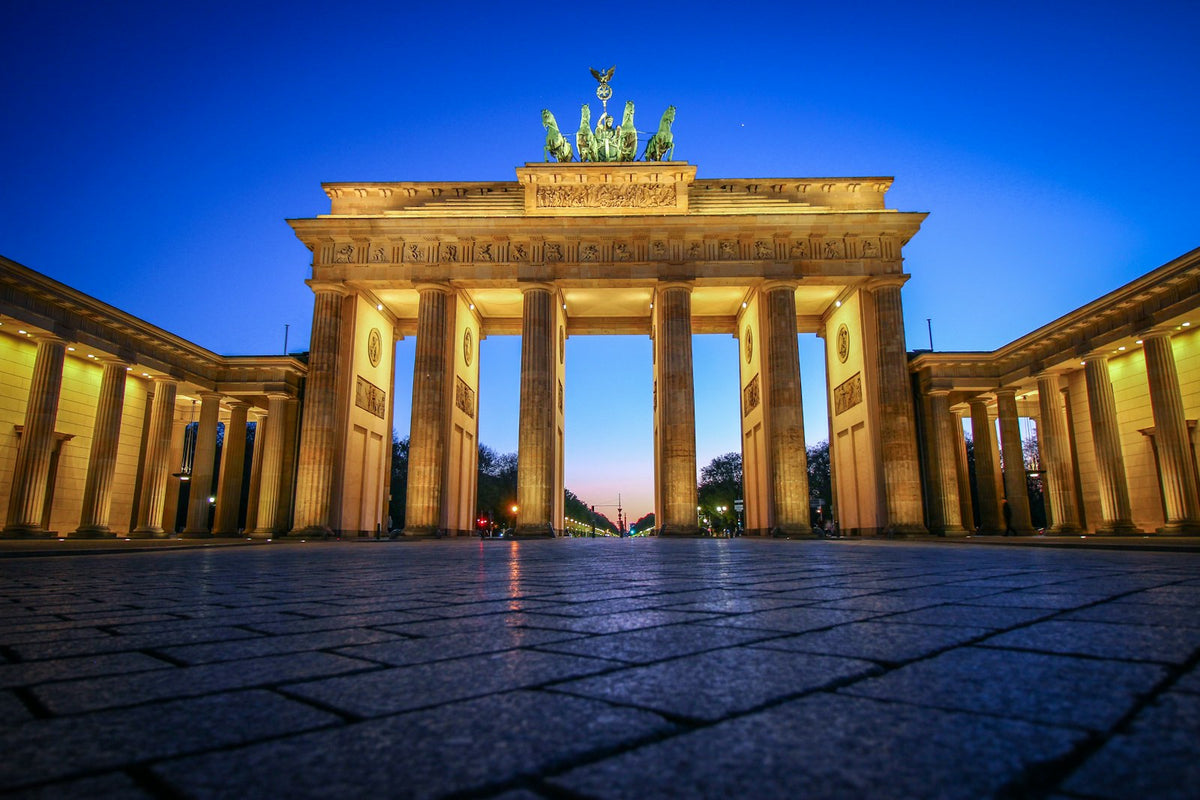 Puerta de Brandeburgo iluminada, Berlín