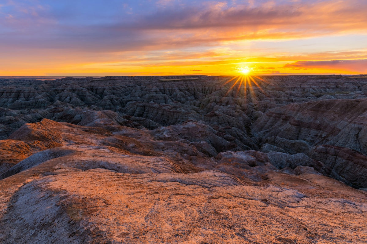 Badlands al atardecer