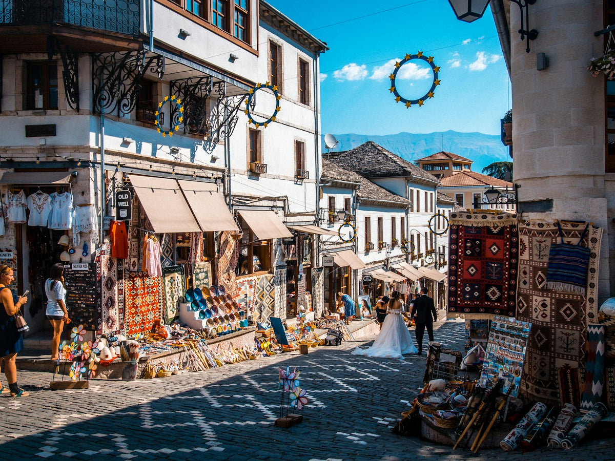 Calles empedradas de Gjirokastër