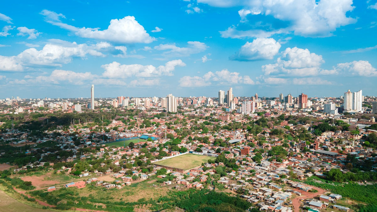 Vista aérea de Asunción