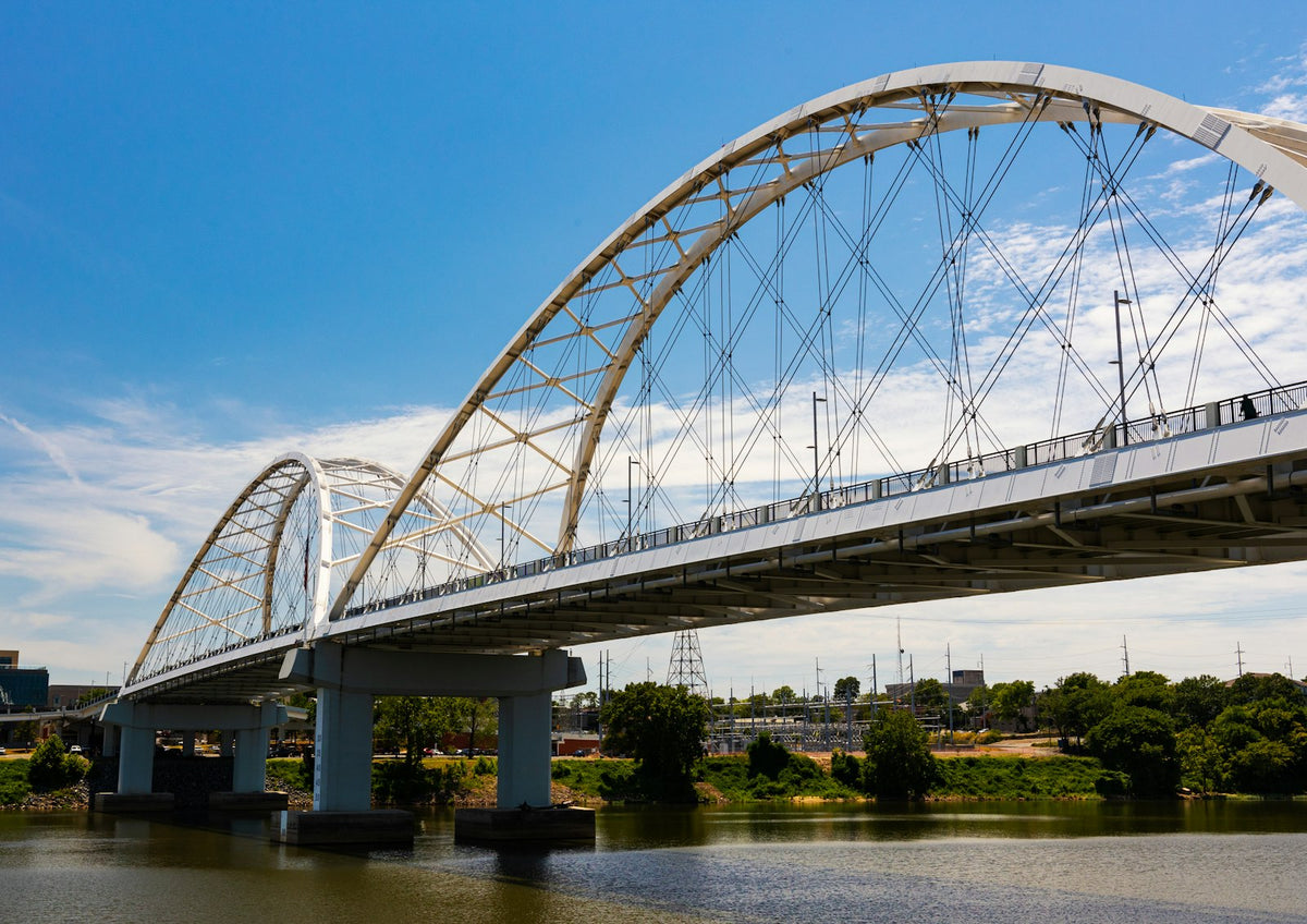 Puente sobre el río Arkansas en Little Rock