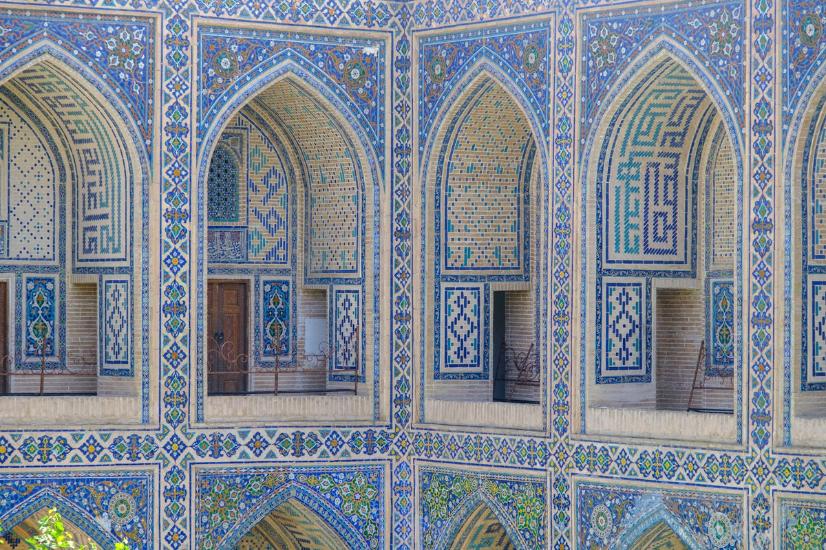 Azulejos de las madrasas del Registán, Samarcanda