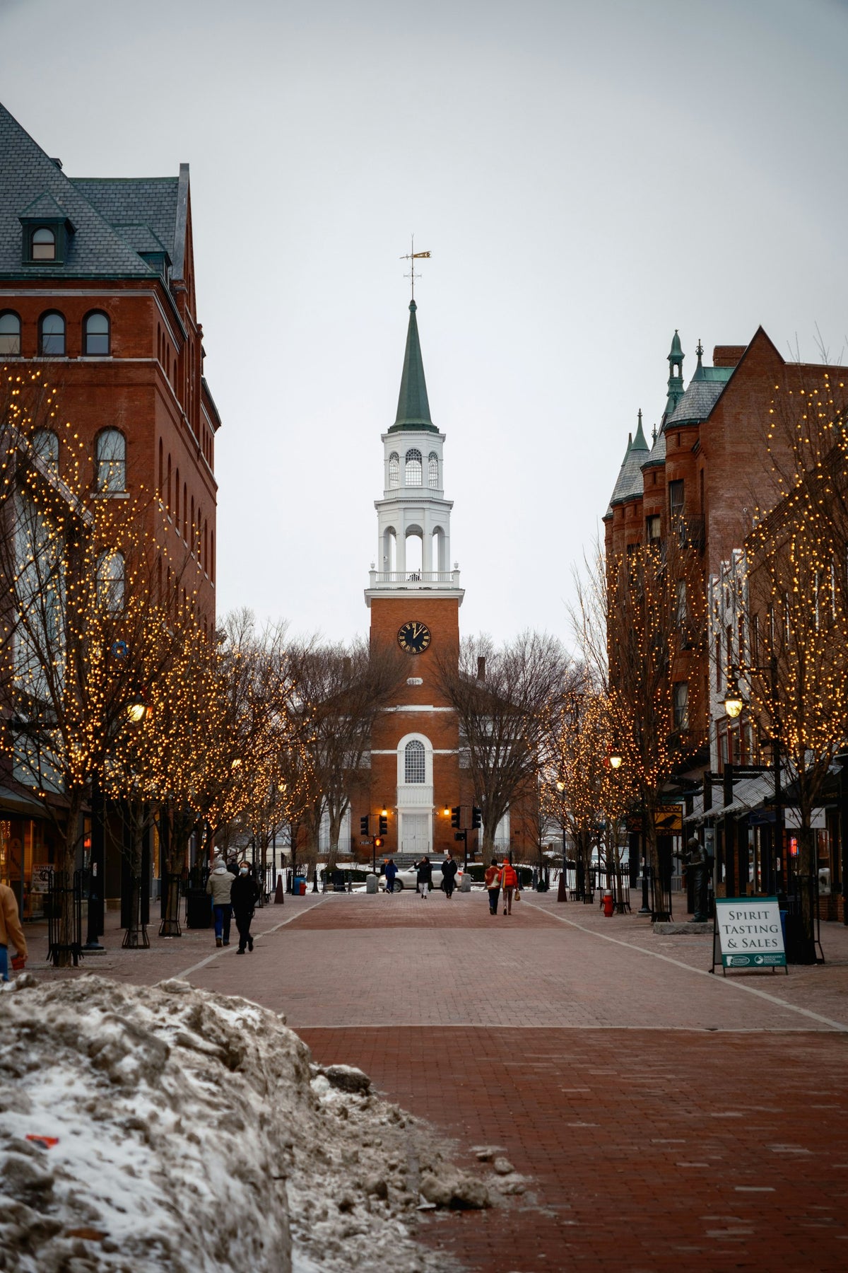 Calle del centro de Burlington