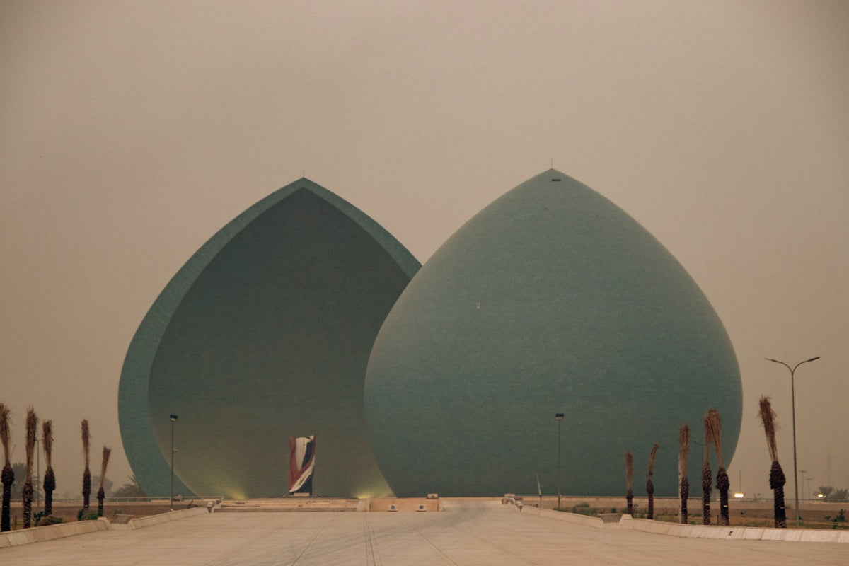 Cúpulas azules en Bagdad